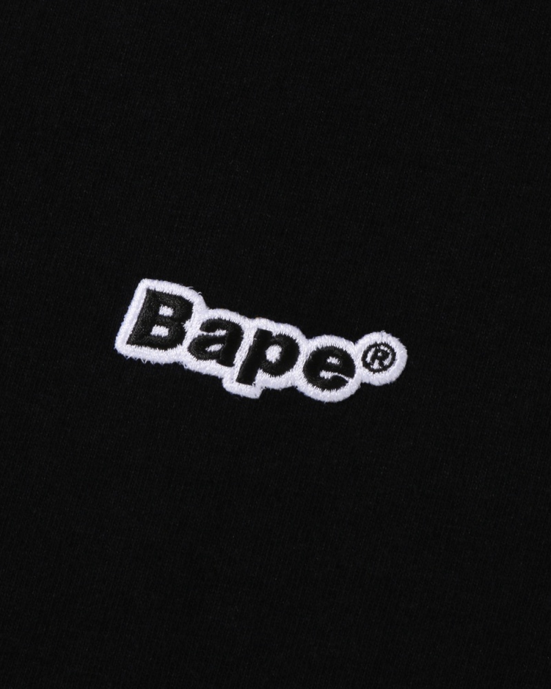 T Shirts Bape One Point Relaxed Fit Noir Homme | FYT-91023489